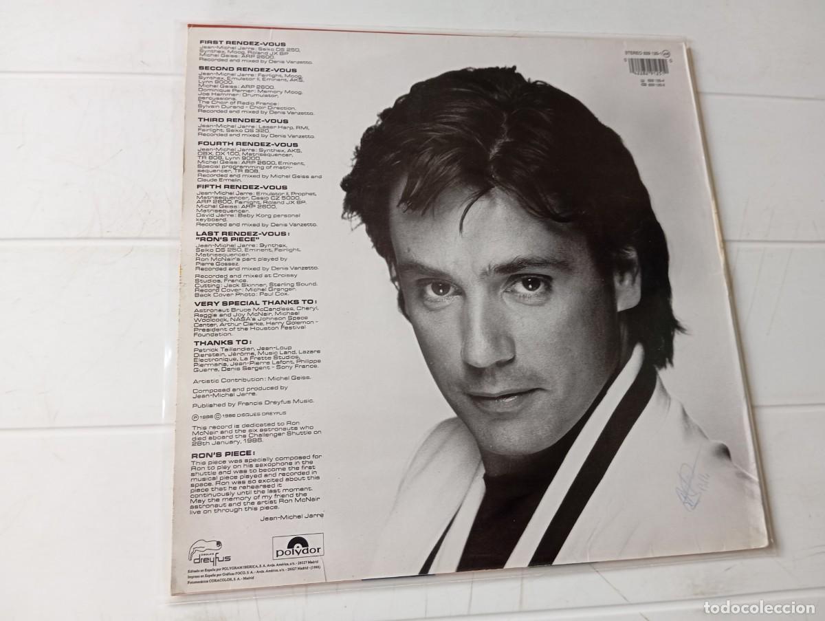 Discos de vinilo: LP JEAN MICHEL JARRE - RENDEZ VOUS - Foto 2