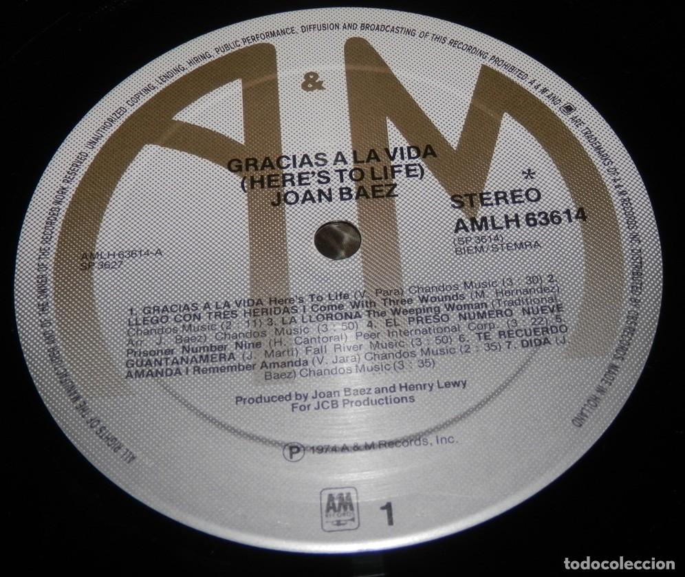 Discos de vinilo: DISCO LP DE VINILO DE JOAN BAEZ - Foto 3