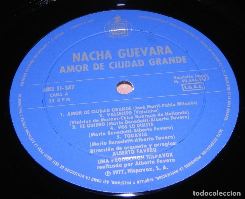 Discos de vinilo: DISCO LP DE VINILO DE NACHA GUEVARA - Foto 3
