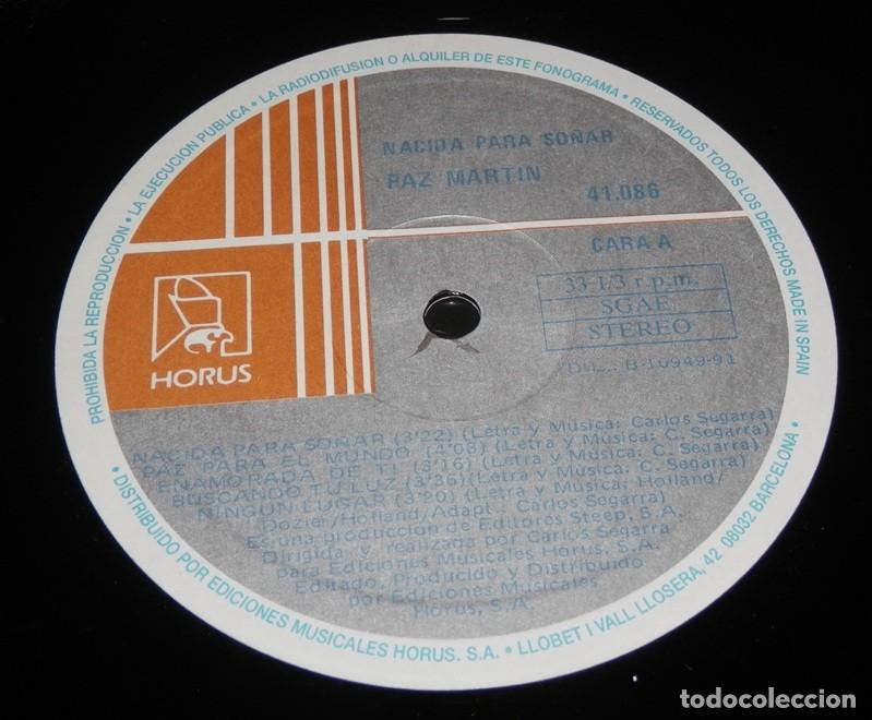 Discos de vinilo: DISCO LP DE VINILO DE PAZ MARTIN - Foto 3