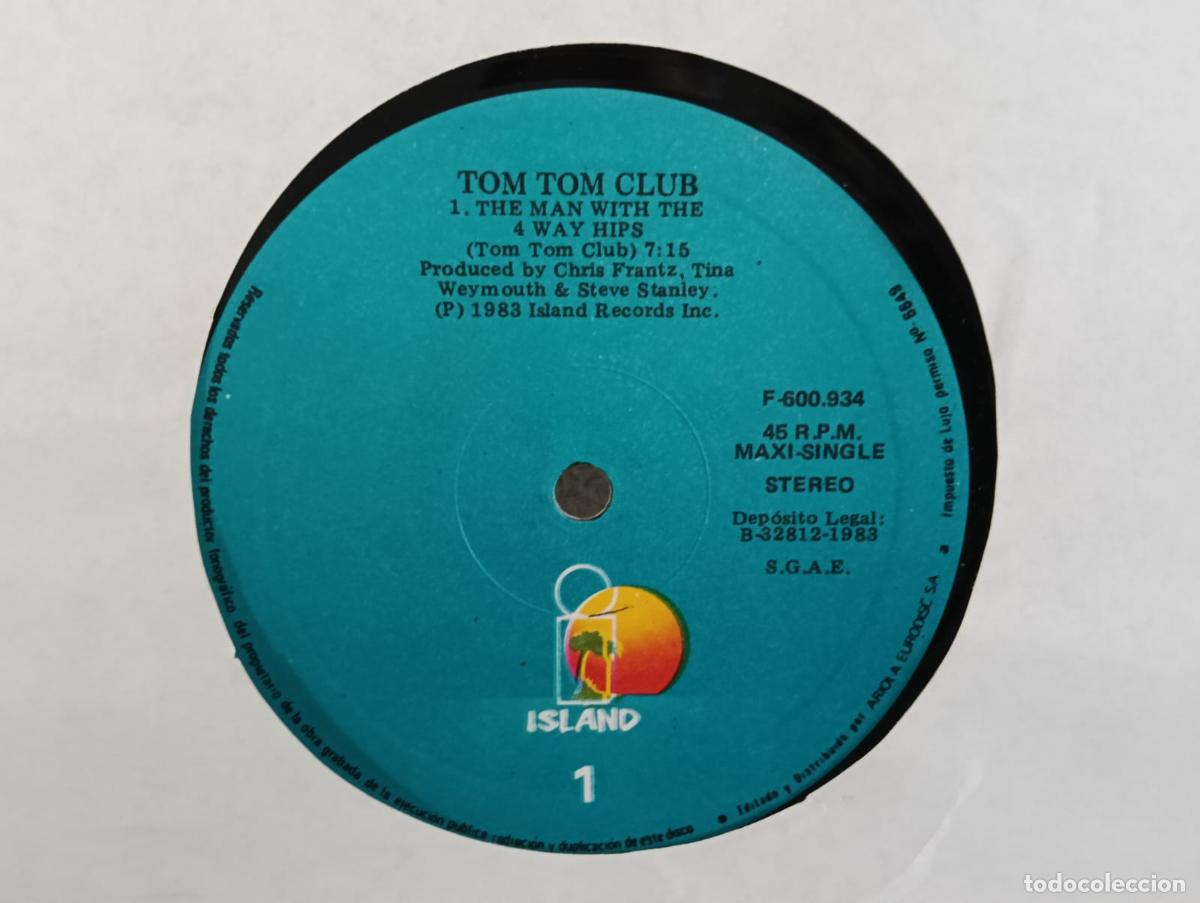 Discos de vinilo: Tom Tom Club The Man With Maxi Single sin portada vinilo muy buen estado.Ver t&iacute;tulos y dem&aacute;s informa