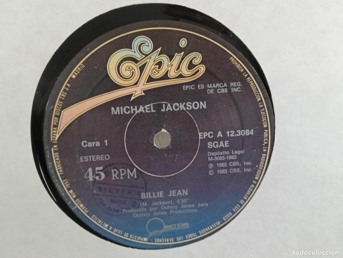Discos de vinilo: Michael Jacson Billie Jean Maxi sin portada vinilo excelente estado .Ver t&iacute;tulos y dem&aacute;s informaci&oacute;