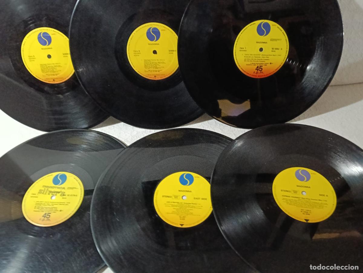 Discos de vinilo: MADONNA Gran Lote Maxis sin portas vinilos con se&ntilde;ales de uso pero muy validos.Ver t&iacute;tulos y dem&aacute;s i