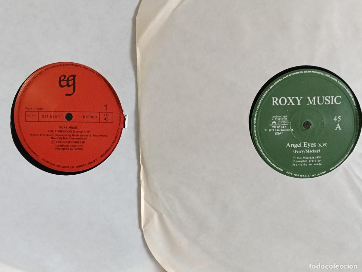 Discos de vinilo: ROXY MUSIC Lote 2 Maxi Singles sin portada vinilos como NUEVOS.Ver t&iacute;tulos y dem&aacute;s informaci&oacute;n en fo