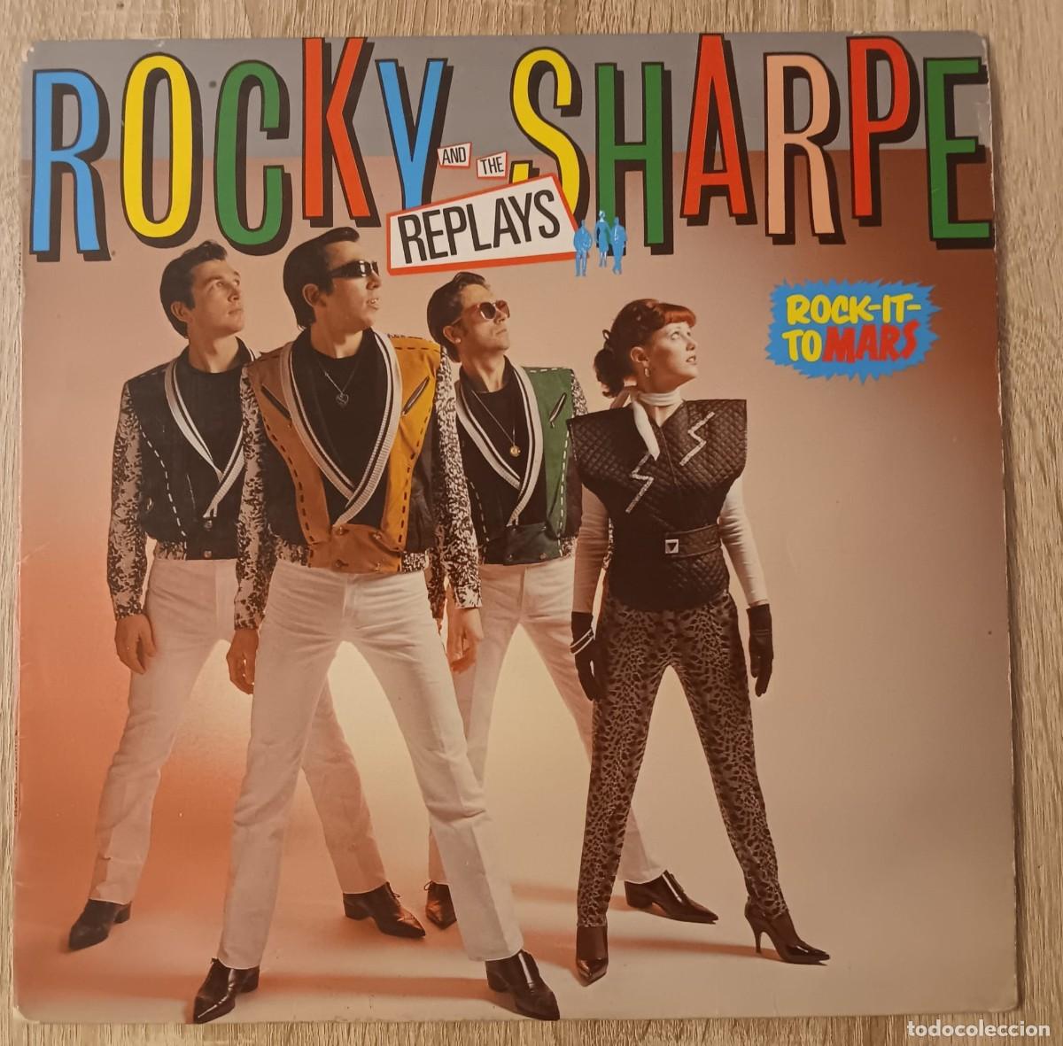 Discos de vinilo: DISCO VINILO LP ROCKY AND THE SHARPE REPLAYS ROCK IT TO MARS EDICION ESPA&Ntilde;OLA 1980