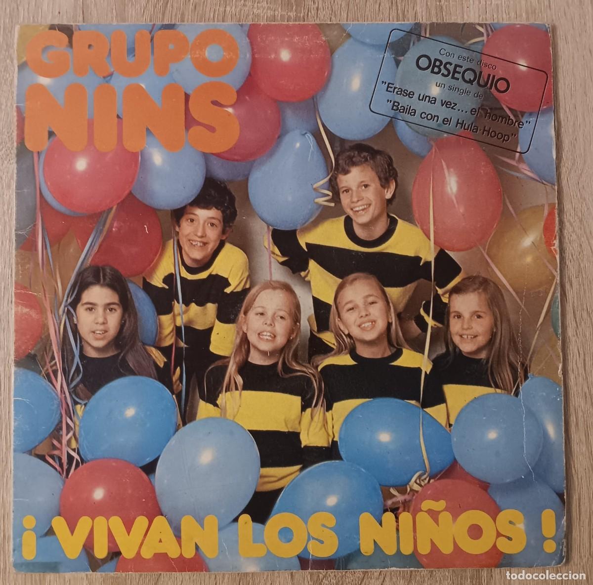 Discos de vinilo: DISCO VINILO LP GRUPO NINS VIVAN LOS NI&Ntilde;OS CARDISC 1979