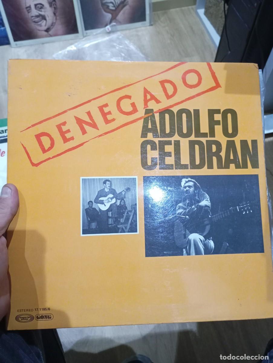 Discos de vinilo: LP ADOLFO CELDRAN DENEGADO GONG EX - Foto 1