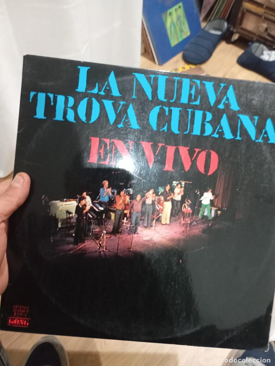 Discos de vinilo: LP DOBLE LA NUEVA TROVA CUBANA EN VIVO EX
