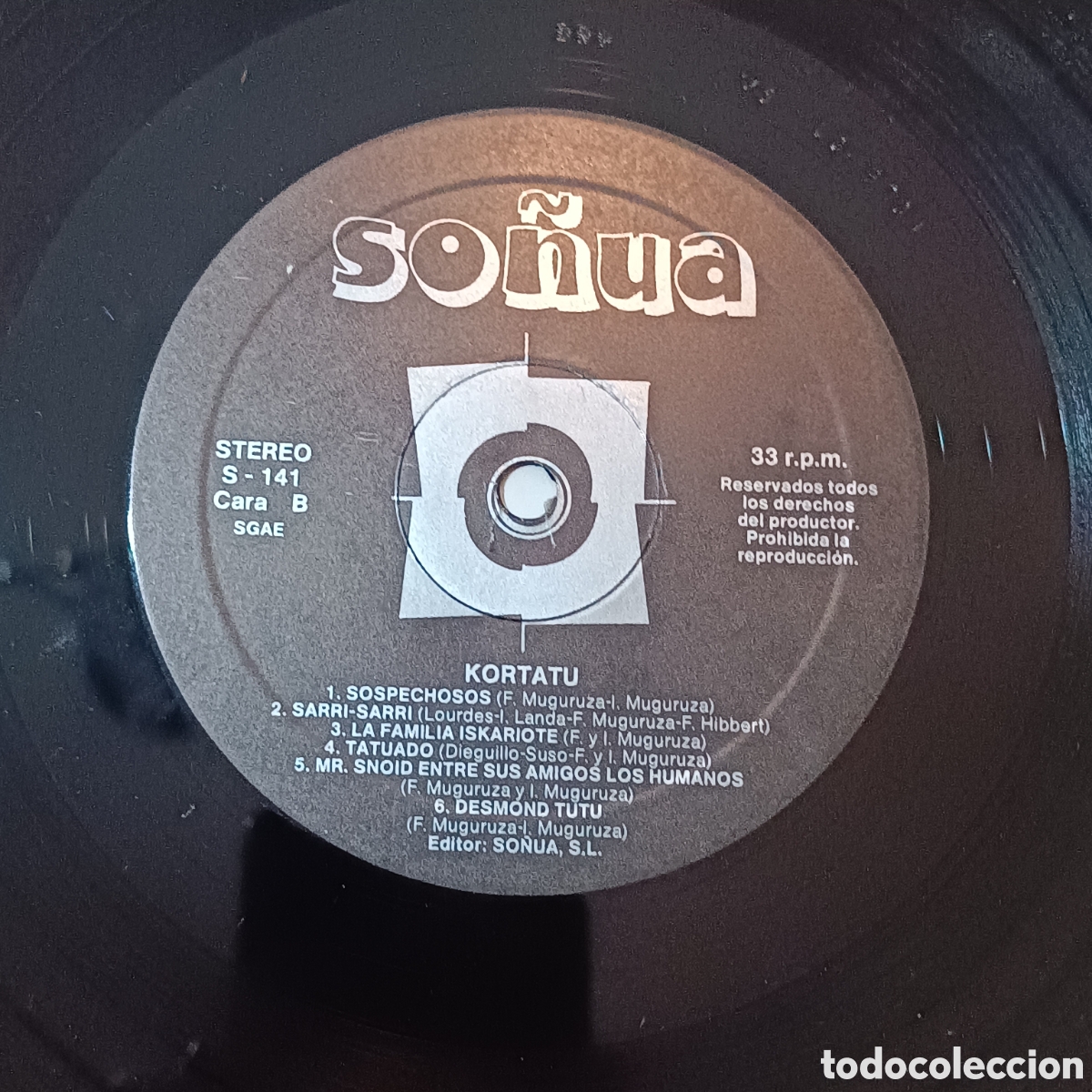 Discos de vinilo: Kortatu Lp Kortatu (1985) - Foto 4