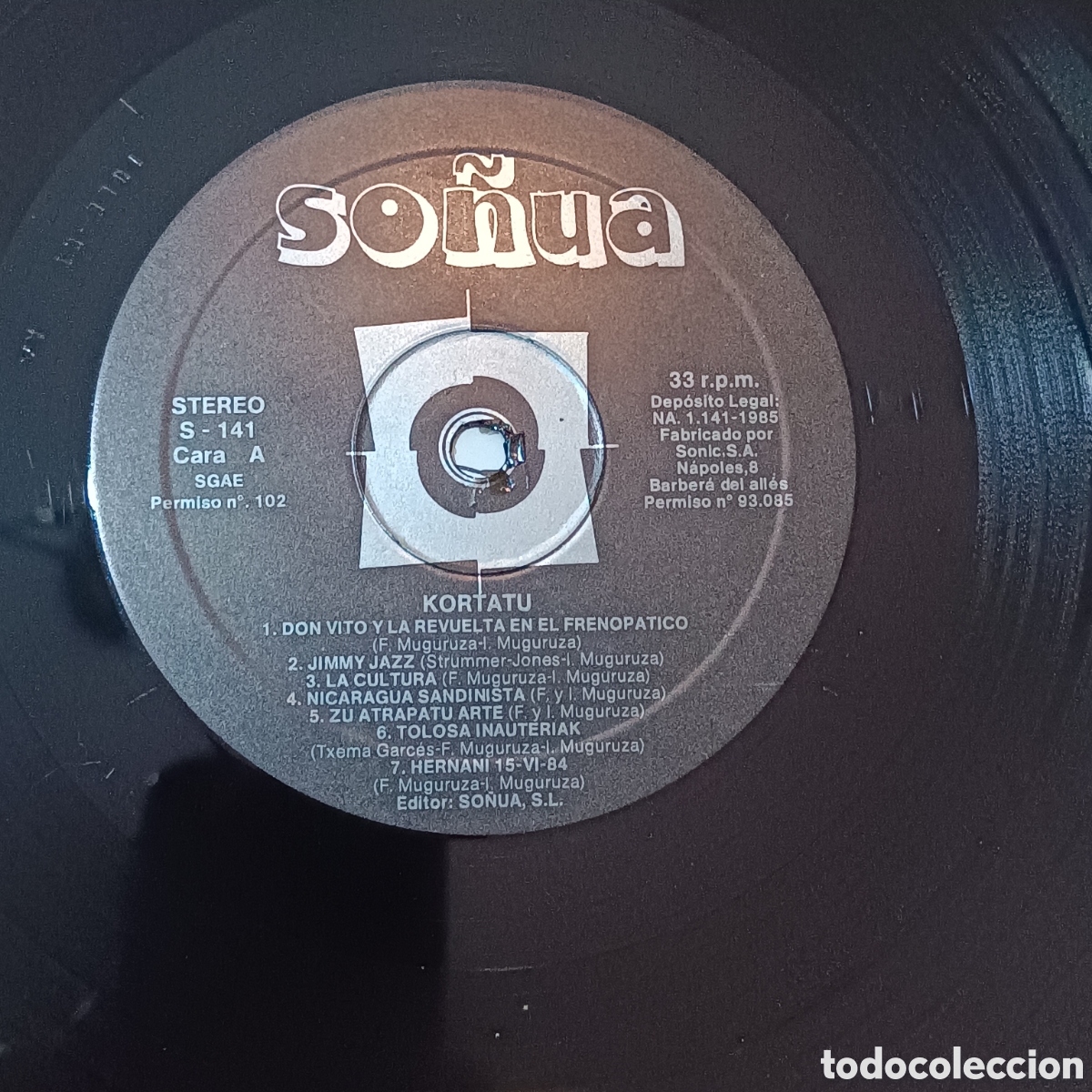 Discos de vinilo: Kortatu Lp Kortatu (1985) - Foto 6