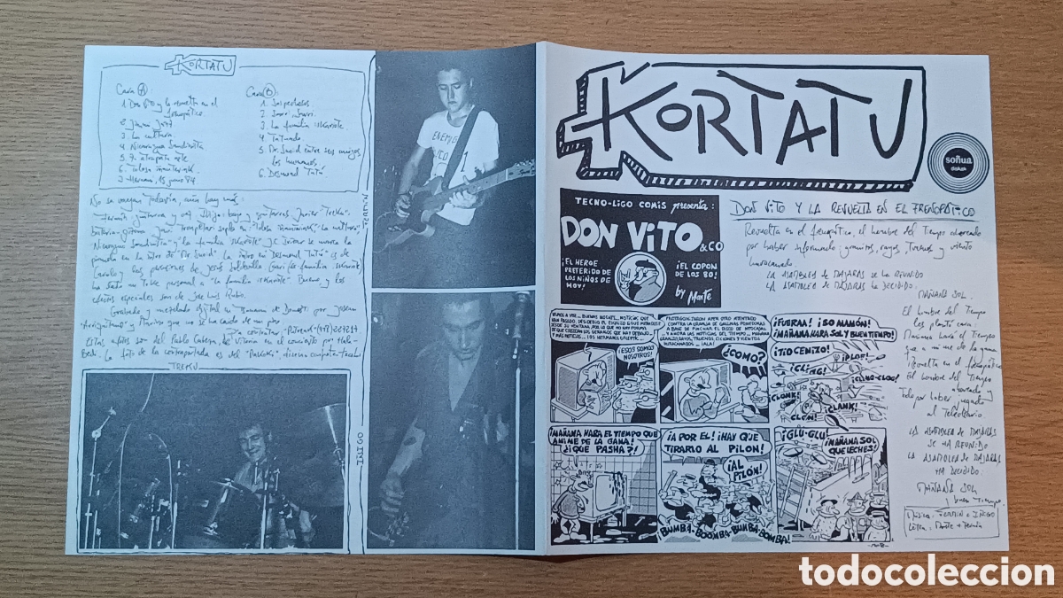 Discos de vinilo: Kortatu Lp Kortatu (1985) - Foto 10