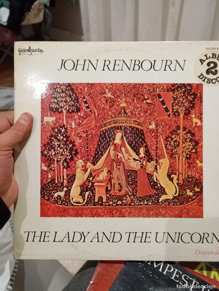 Vinyl-Schallplatten: LP DOBLE JOHN RENBOURN THE LADY AND THE UNICORN / SIR JOHN ALOT 1968-70 VG++VG++