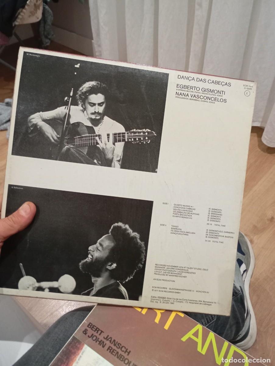 Discos de vinilo: LP EGBERTO GISMONTI DAM&Ccedil;A DAS CABE&Ccedil;AS EX - Foto 2