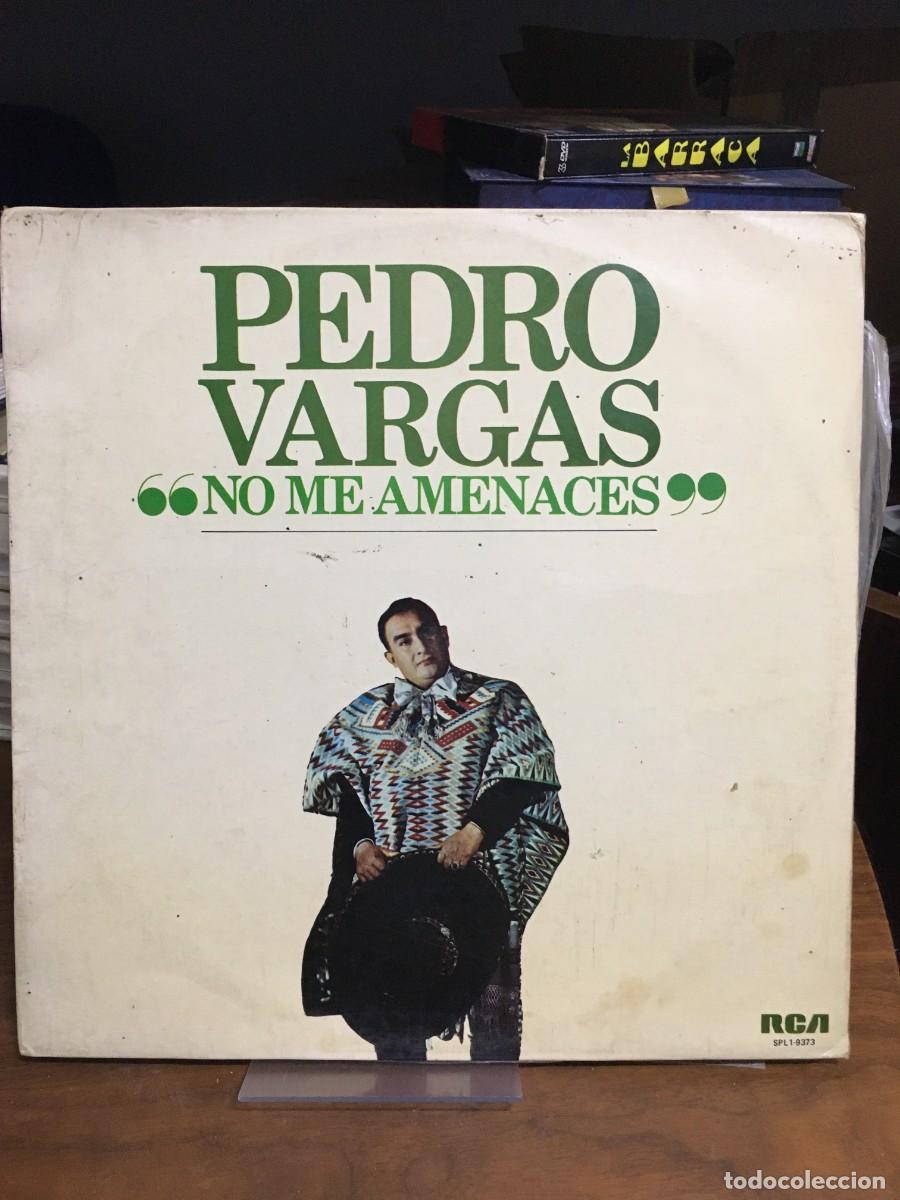 Discos de vinilo: No me amenaces Pedro Vargas - Foto 1