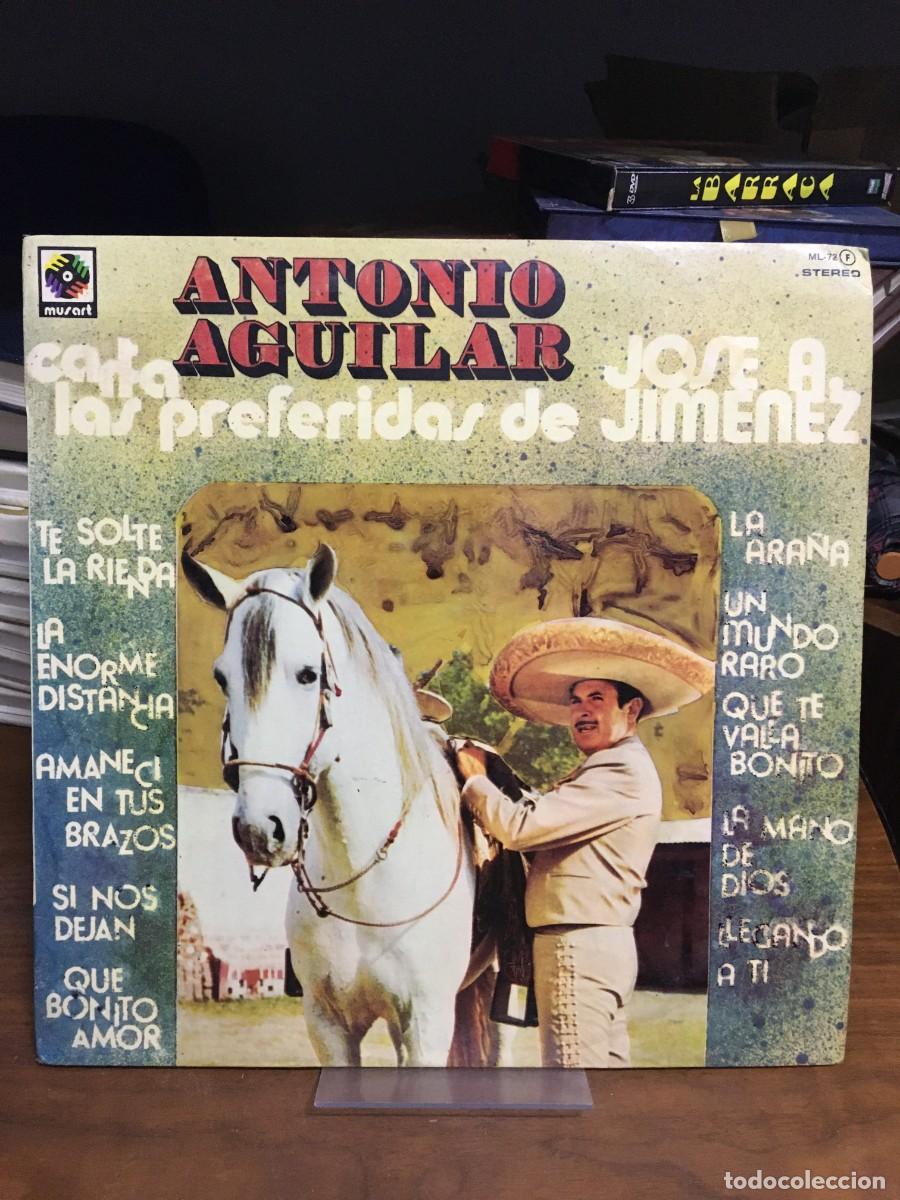 Discos de vinilo: Canta las preferidas de Jos&eacute; Alfredo Jim&eacute;nez Antonio Aguilar