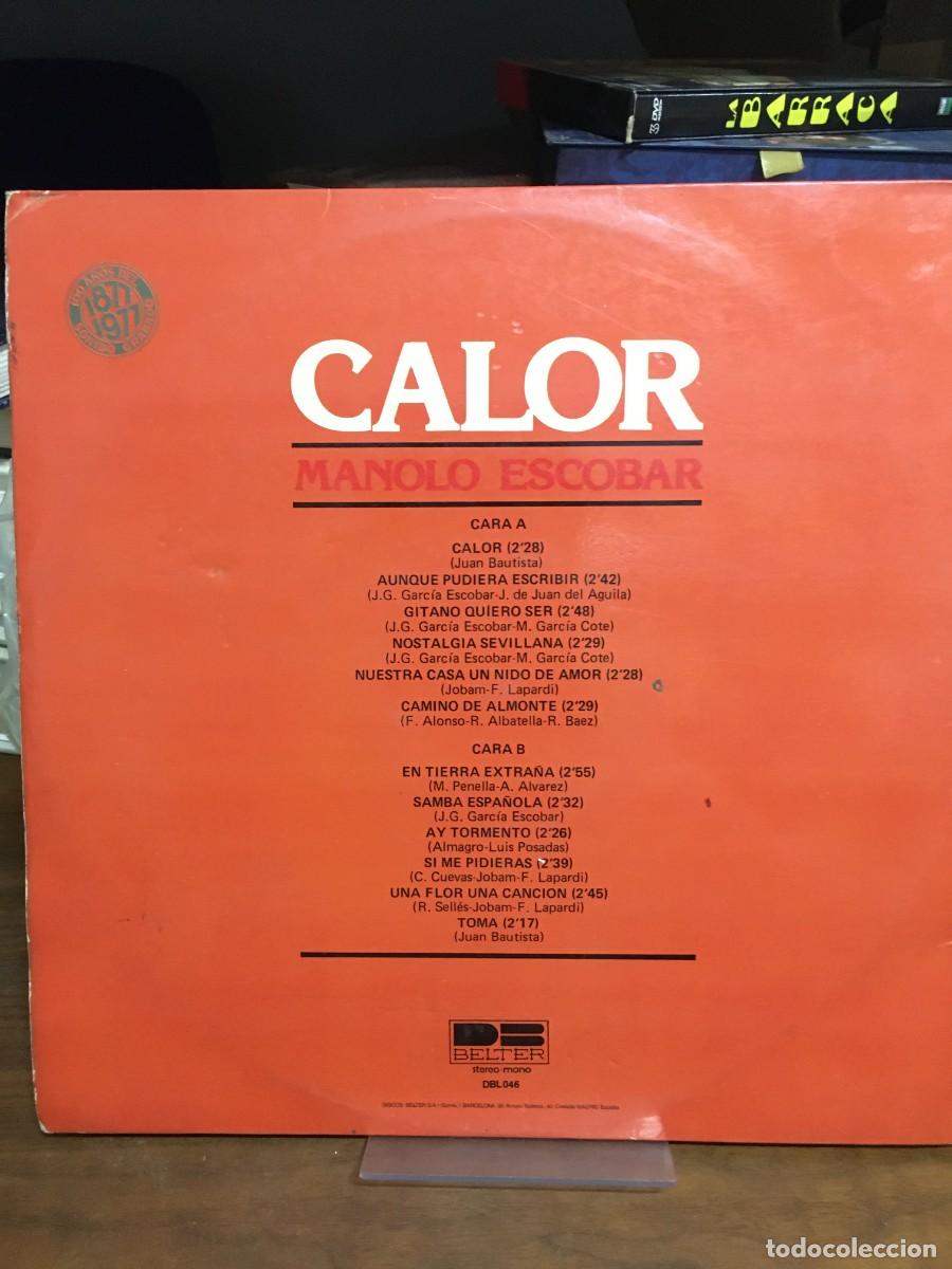 Discos de vinilo: Calor Manolo Escobar - Foto 3