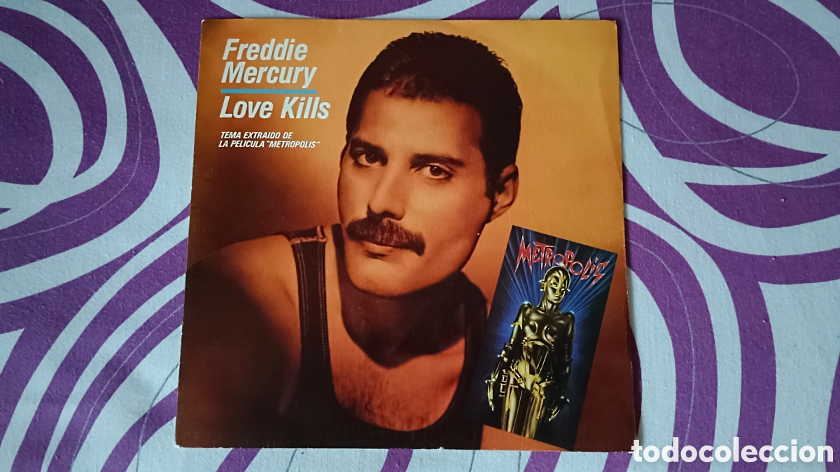 Discos de vinilo: Freddie Mercury &ndash; Love Kills 7&rdquo; Single
