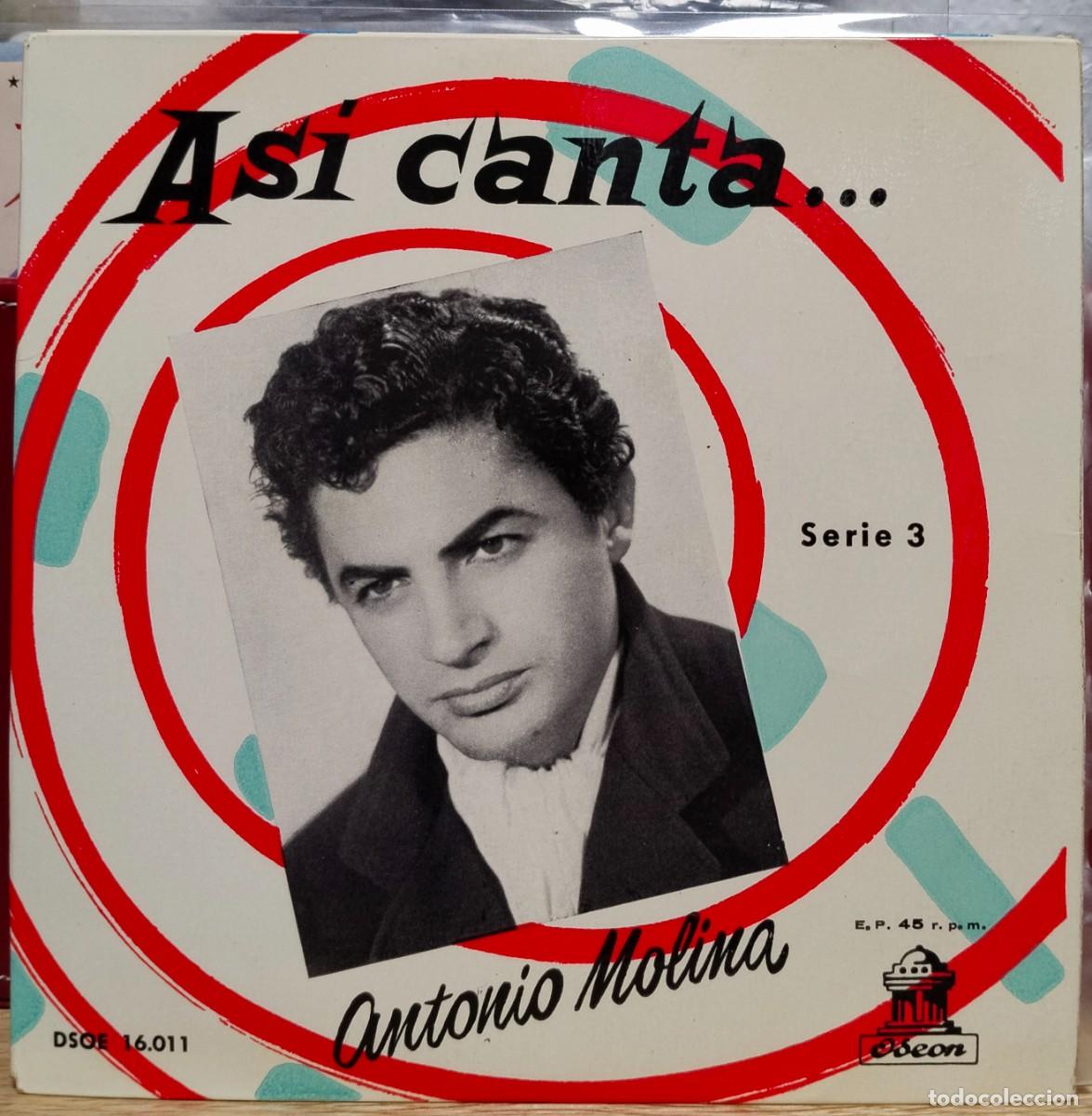 Discos de vinilo: Antonio Molina de la pel&iacute;cula El pescador de Coplas