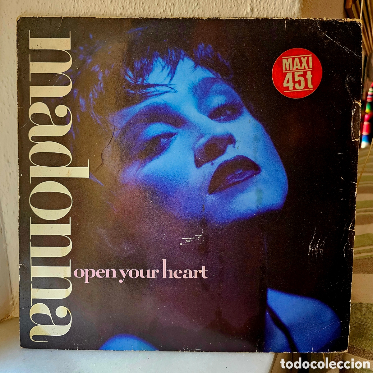 Discos de vinilo: Vinilo Maxi Single Madonna Open Your Heart 45 RPM