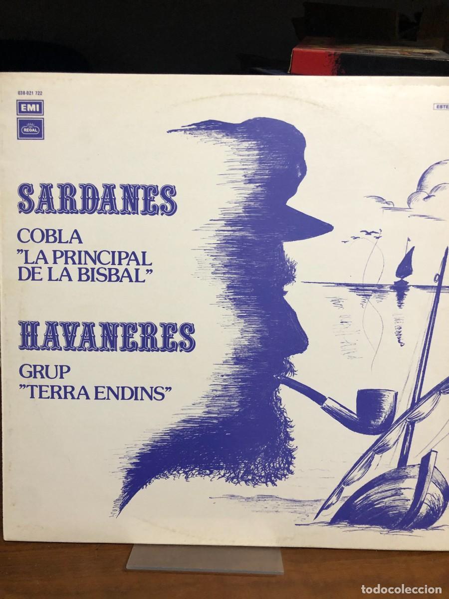 Discos de vinilo: Sardanes / Havaneres Cobla La Principal de la Bisbal / Terra Endins