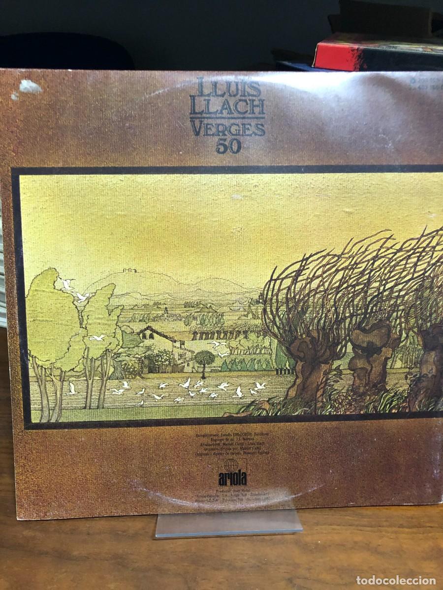 Discos de vinilo: Verges 50 Llu&iacute;s Llach - Foto 2