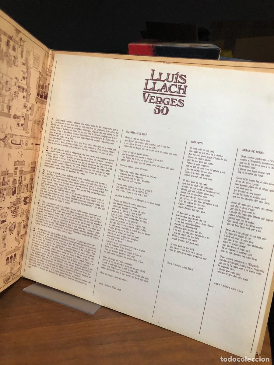 Discos de vinilo: Verges 50 Llu&iacute;s Llach - Foto 3