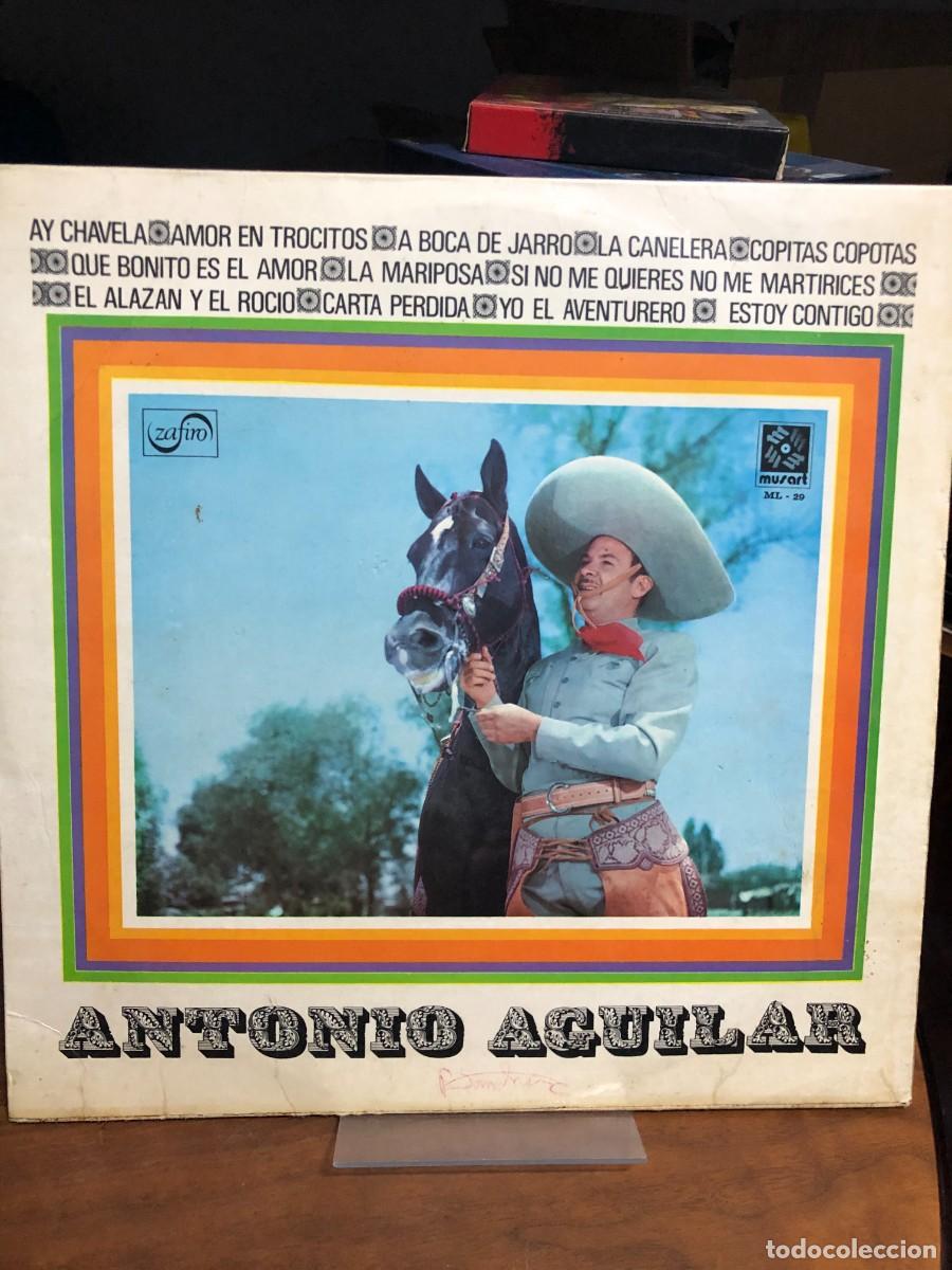 Discos de vinilo: Antonio Aguilar (&Aacute;lbum hom&oacute;nimo / Ay Chavela) Antonio Aguilar