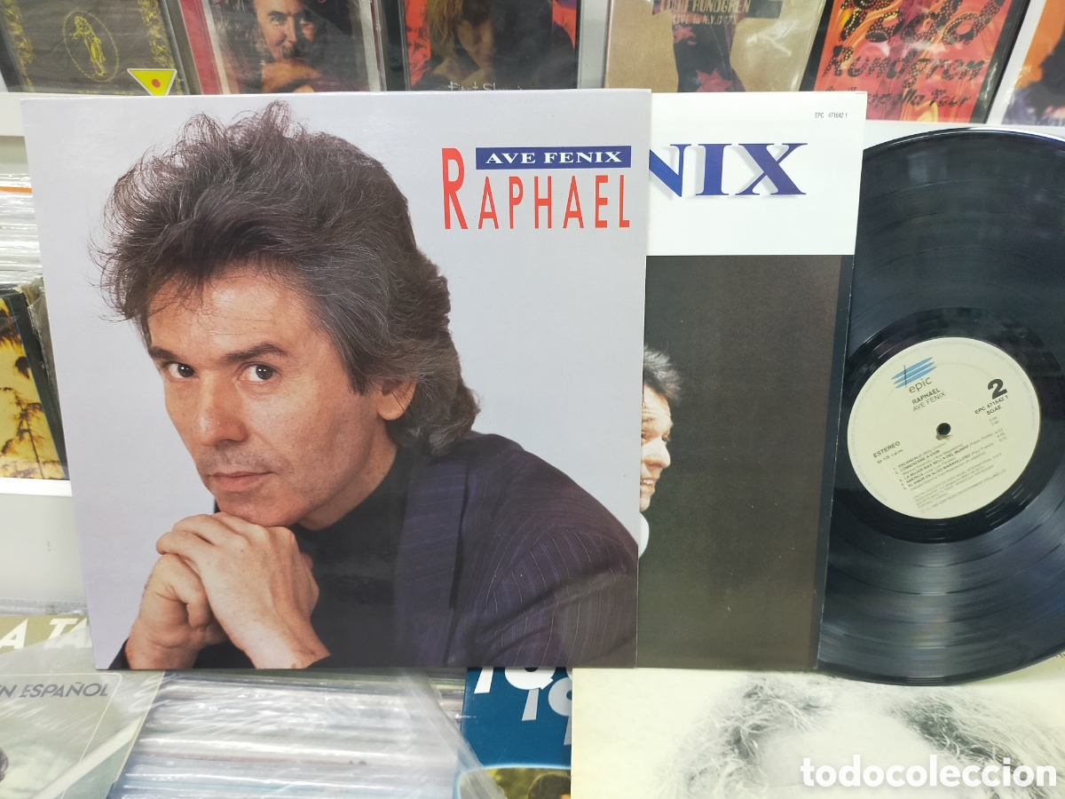 Discos de vinilo: Raphael LP ave f&eacute;nix Espa&ntilde;a 1992