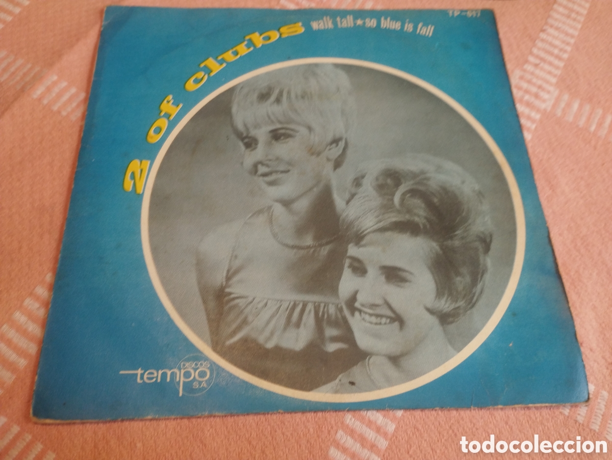 Disques de vinyle: 2 of clubs Walk tall so blue is fall a&ntilde;o 1967 tempo