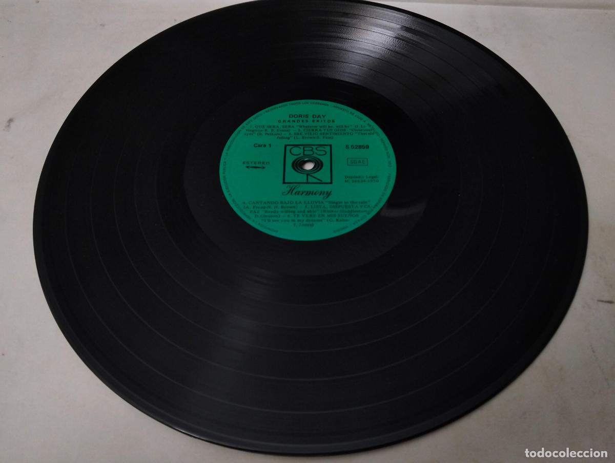 Discos de vinilo: DORIS DAY, DISCO LP GRANDES EXITOS, EDITADO CBS, A&Ntilde;O 1970 - Foto 3