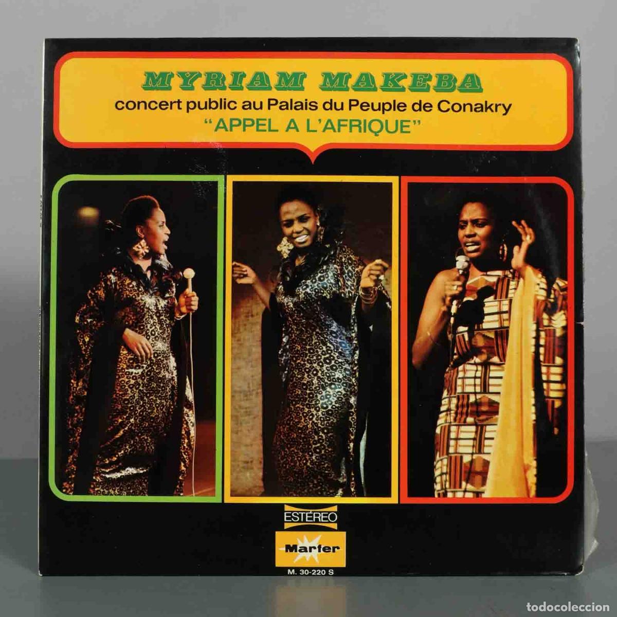 Discos de vinilo: LP. Appel A L&acute;Afrique - Myriam Makeba