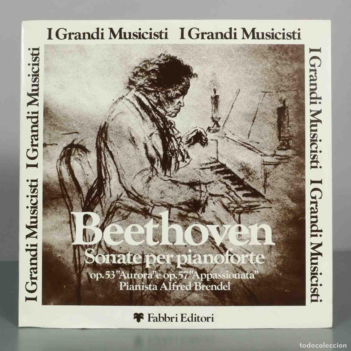 Discos de vinilo: LP. Beethoven - Sonate per pianoforte op. 53 Aurora e op. 57 Appassionata - Alfred Brendel - Fabbri