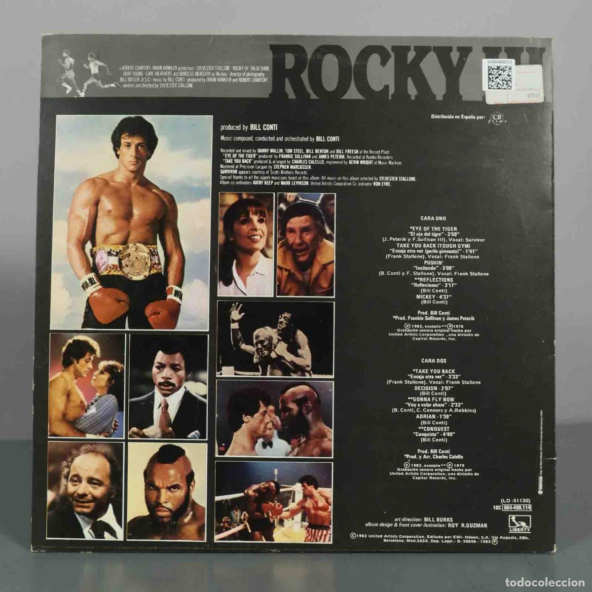 Discos de vinilo: LP. Rocky III - Bill Conti - Foto 2