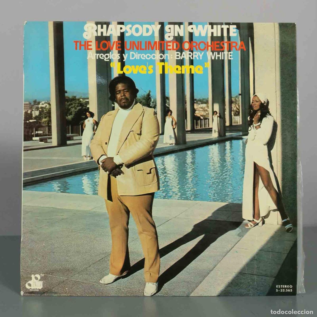 Discos de vinilo: LP. Rhapsody In White - The Love Unlimited Orchestra - Barry White, Gene Page