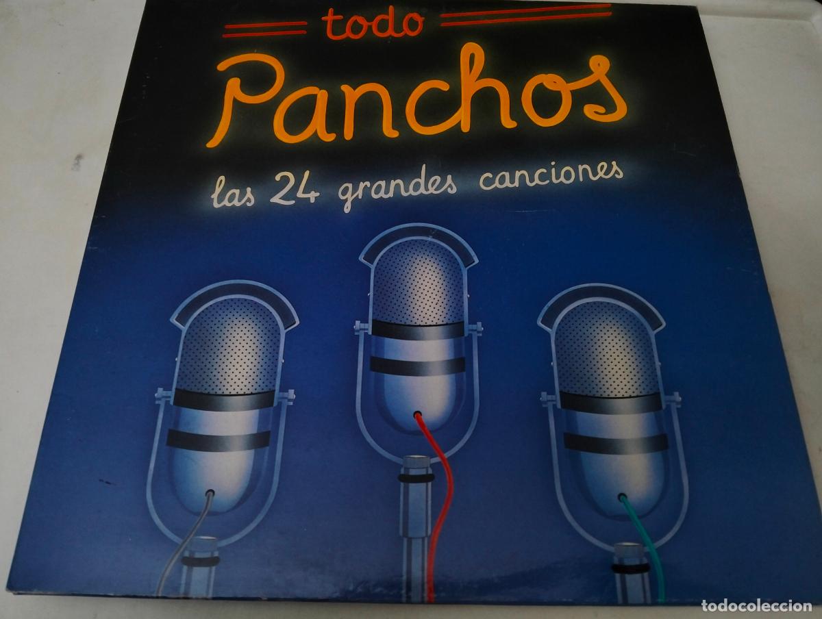 Vinyl records: TODO PANCHOS, DISCO DOBLE LP LAS 24 GRANDES CANCIONES, EDITADO CBS, A&Ntilde;O 1990