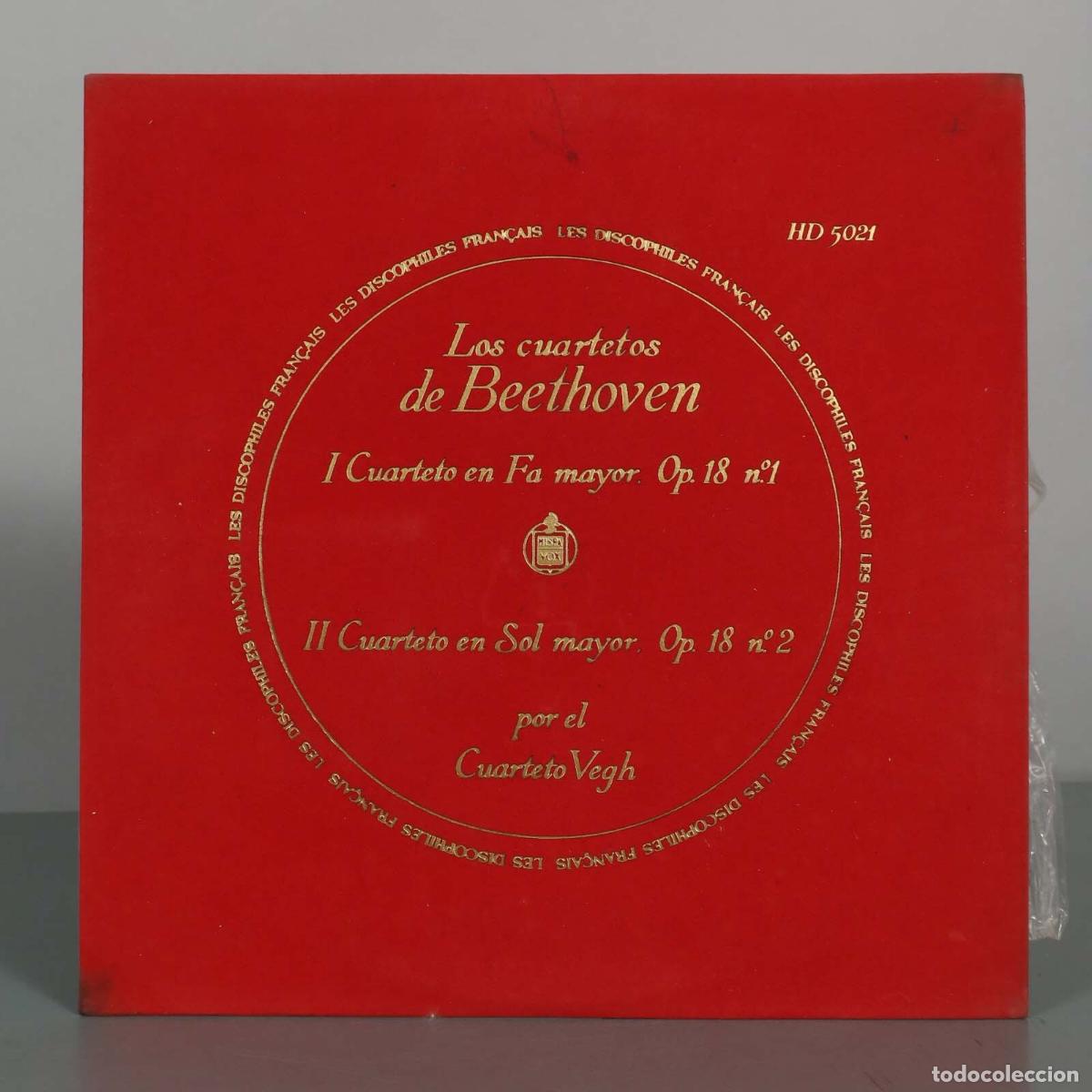 Discos de vinilo: LP. Los cuartetos de Beethoven - Cuarteto V&eacute;gh