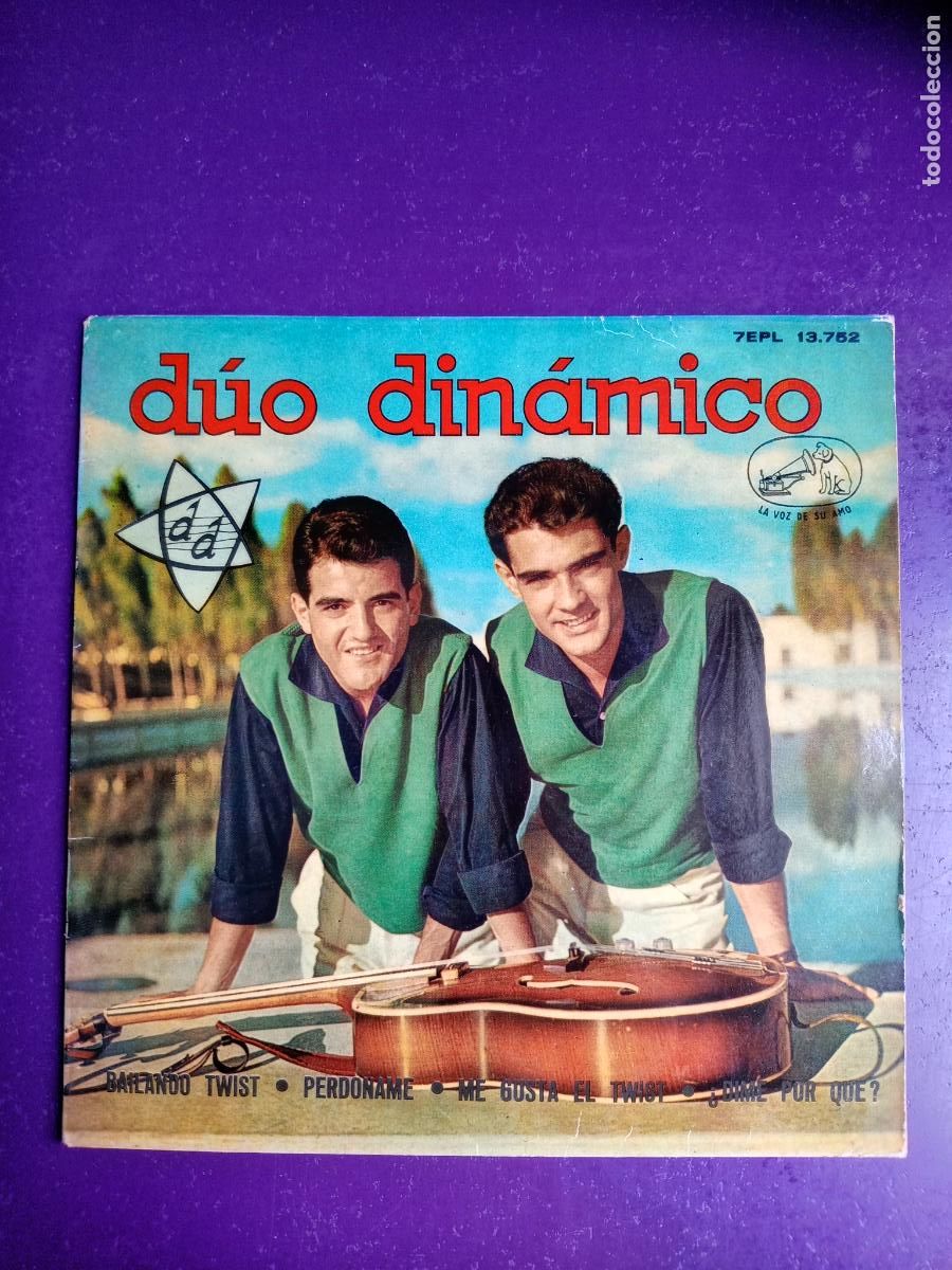 Discos de vinilo: D&Uacute;O DIN&Aacute;MICO &ndash; BAILANDO TWIST / PERDONAME +2 - EP EMI 1962 - POP ROCK 50'S 60'S -