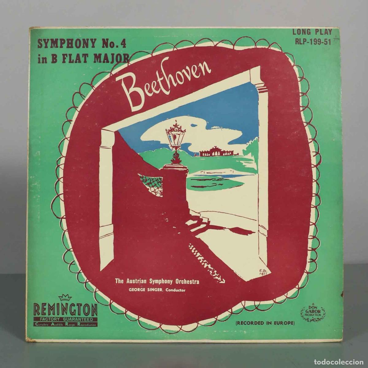 Discos de vinilo: LP. Beethoven Symphony No. 4 in B Flat Major - Austrian Symphony Orchestra, George Singer