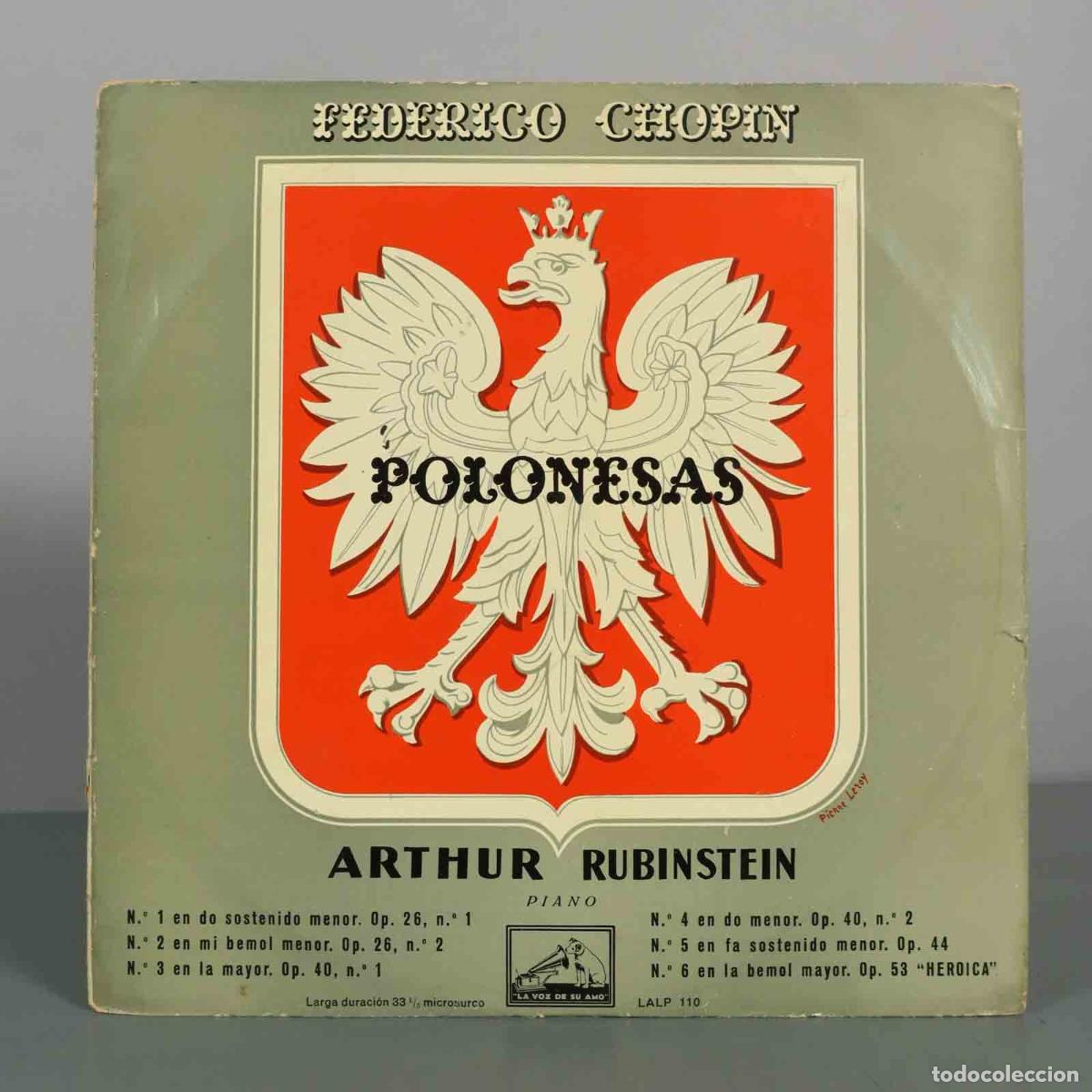 Discos de vinilo: LP. Polonesas - Federico Chopin, Arthur Rubinstein