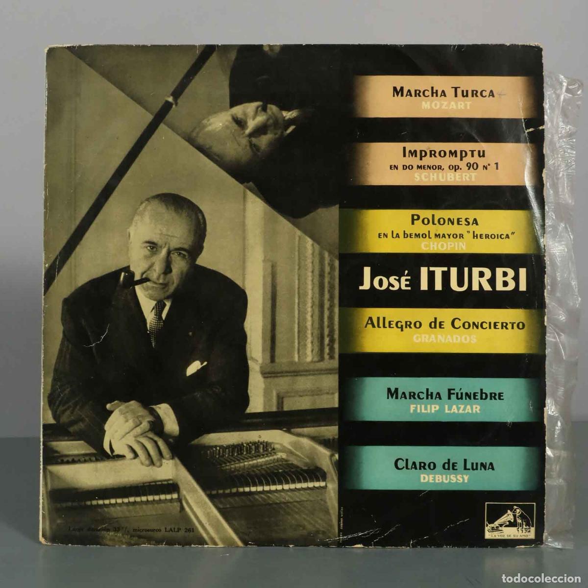 Discos de vinilo: LP. Marcha Turca Mozart, Impromptu Schubert, Polonesa Chopin, Allegro de Concierto Granados, Marcha
