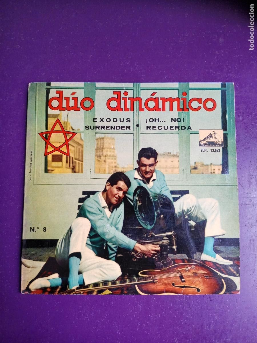 Discos de vinilo: D&Uacute;O DIN&Aacute;MICO &ndash; EXODUS / SURRENDER +2 - EP EMI 1961 - POP ROCK 50'S 60'S -
