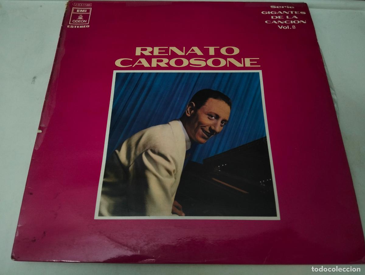 Discos de vinilo: RENATO CAROSONE, DISCO LP GIGANTES DE LA CANCION VOL 8, EDITADO EMI-ODEON, A&Ntilde;O 1970