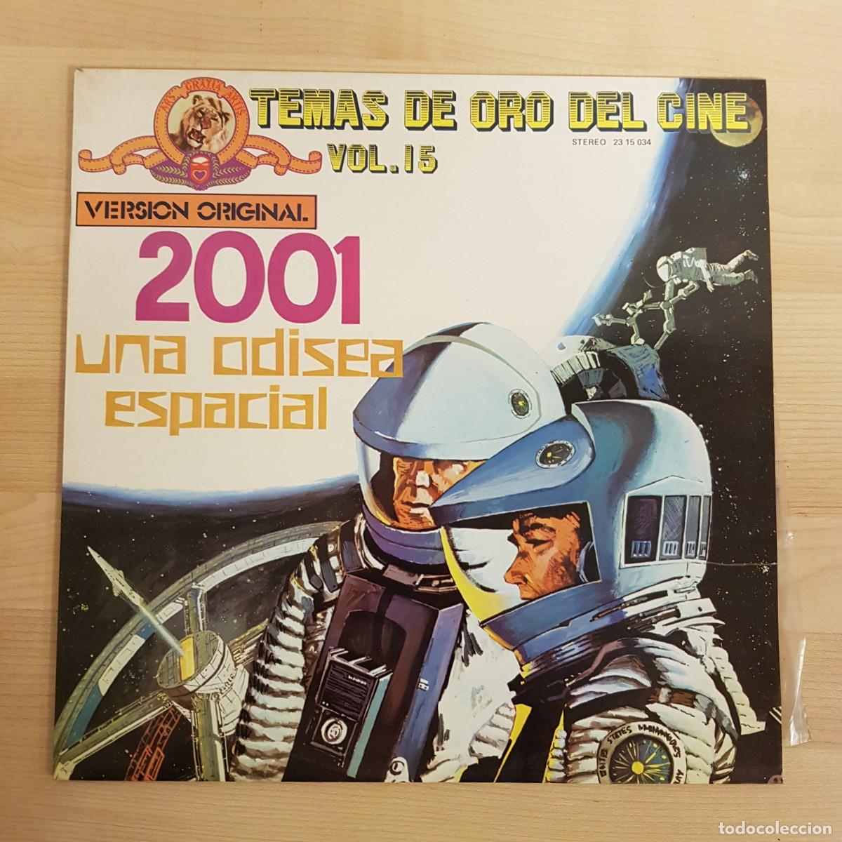 Discos de vinilo: DISCO DE VINILO. TEMAS DE ORO DEL CINE. 2001 UNA ODISEA EN EL ESPACIO. 1972