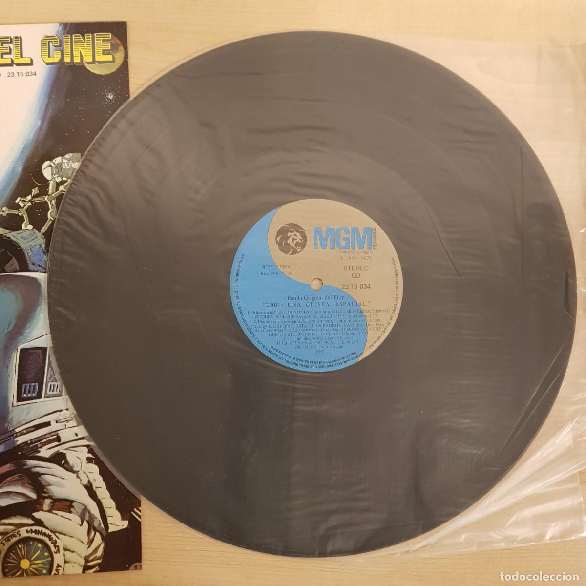 Discos de vinilo: Temas de oro del Cine. 2001 Una Odisea en el Espacio 1972 Disco de Vinilo LP - Foto 4