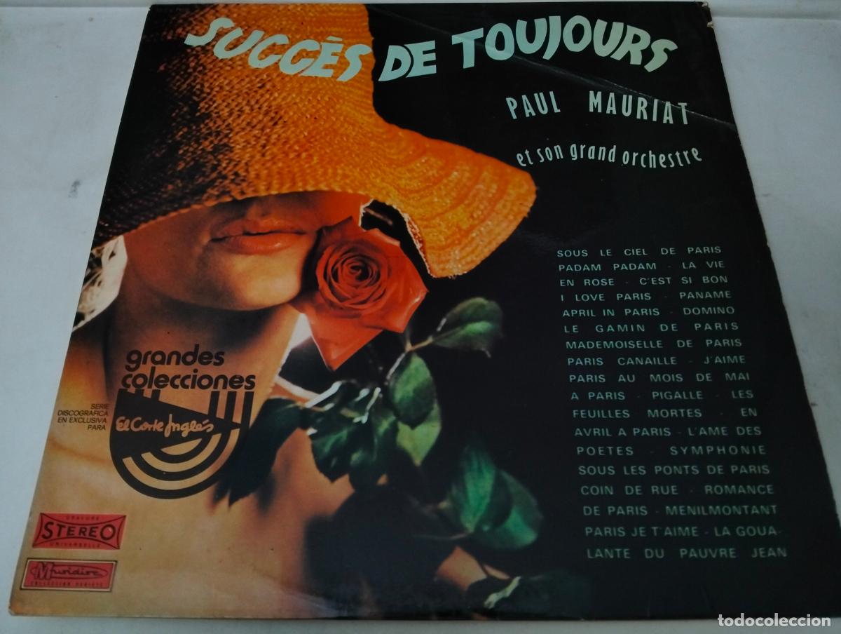 Discos de vinilo: SUCCES DE TOUJOURS, DISCO LP PAUL MAURIAT, EDITADO MUSIDISC A&Ntilde;O 1976