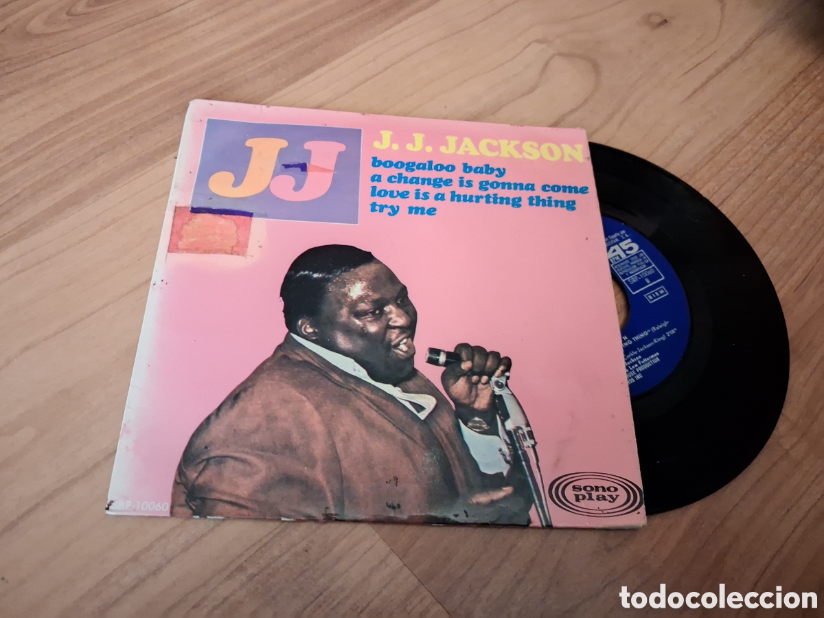 Discos de vinilo: J.J. JACKSON-BOOGALOO BABY/TRY ME/++/EP 1967 SONO PLAY SBP-10060 spa ver fotos