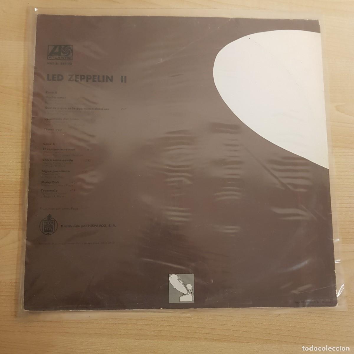 Discos de vinilo: Zeppelin II Hispavox 1969 Disco de Vinilo Version Espa&ntilde;ola LP Completo - Foto 2