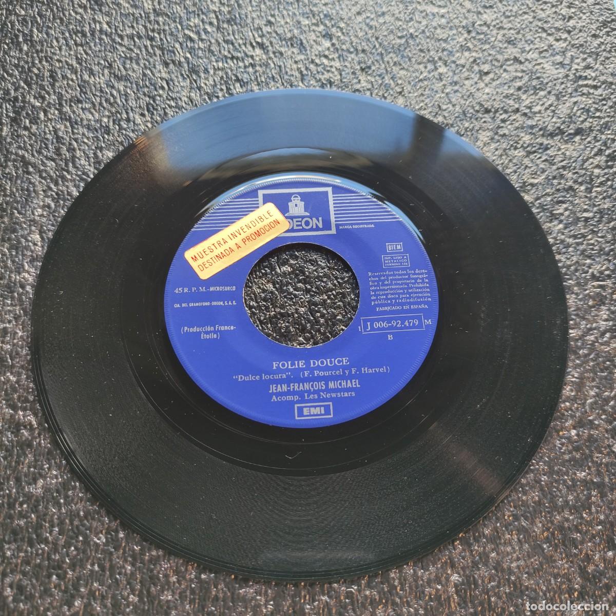 Discos de vinilo: Jean-Fran&ccedil;ois Micha&euml;l - Je pense &agrave; toi (1970) ** SINGLE EMI ** Juani