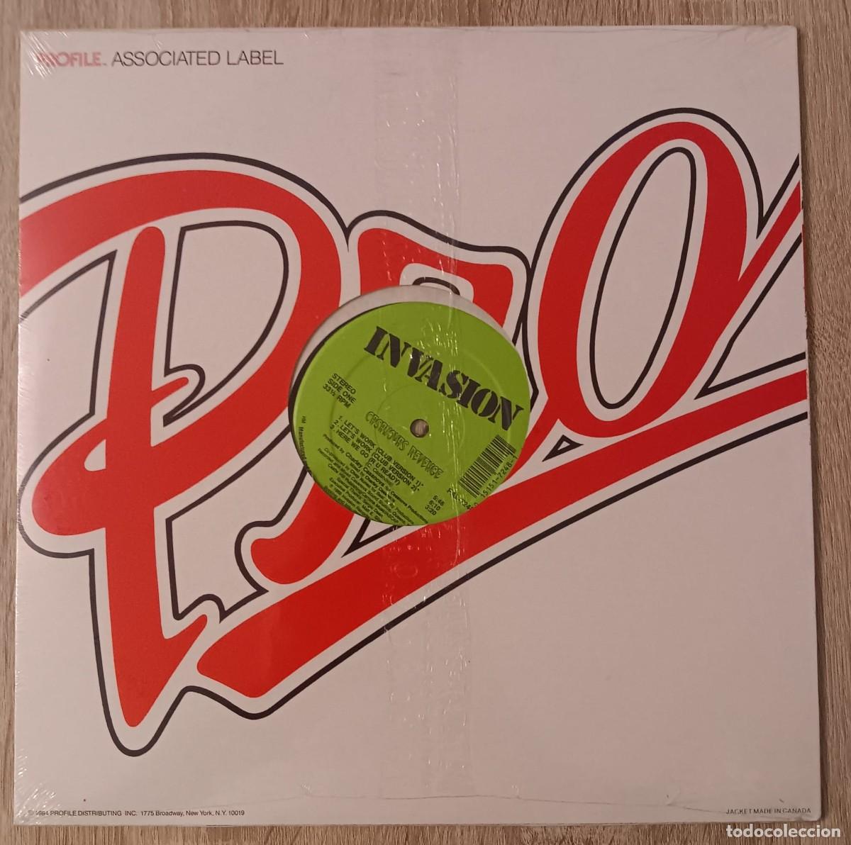 Discos de vinilo: DISCO VINILO LP CASANOVAS REVENGE LETS WORK INVASION RECORDS 1989 PRECINTADO