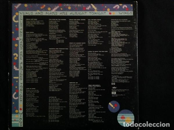 Discos de vinilo: Wings (2) &ndash; Venus And Mars lp - Foto 2